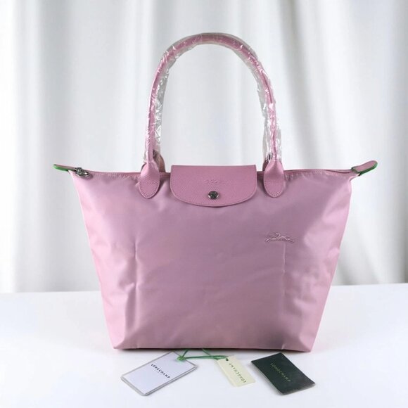 Longchamp Large Le Pliage Shoulder Tote Color Pink - Picture 1 of 11